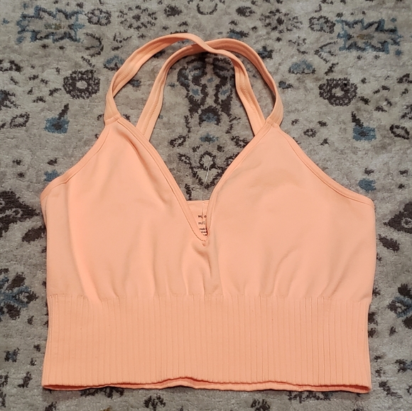 Free People Other - Free People Movement Orange Crossback Sports Bra